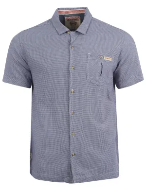 Tokyo Laundry Crusoe navy Shirt