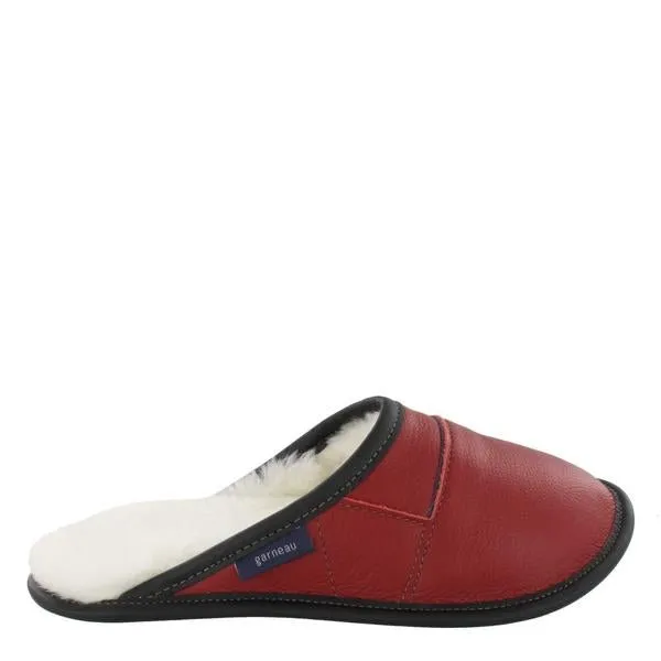 Two-tone All-purpose Leather Mule Slippers