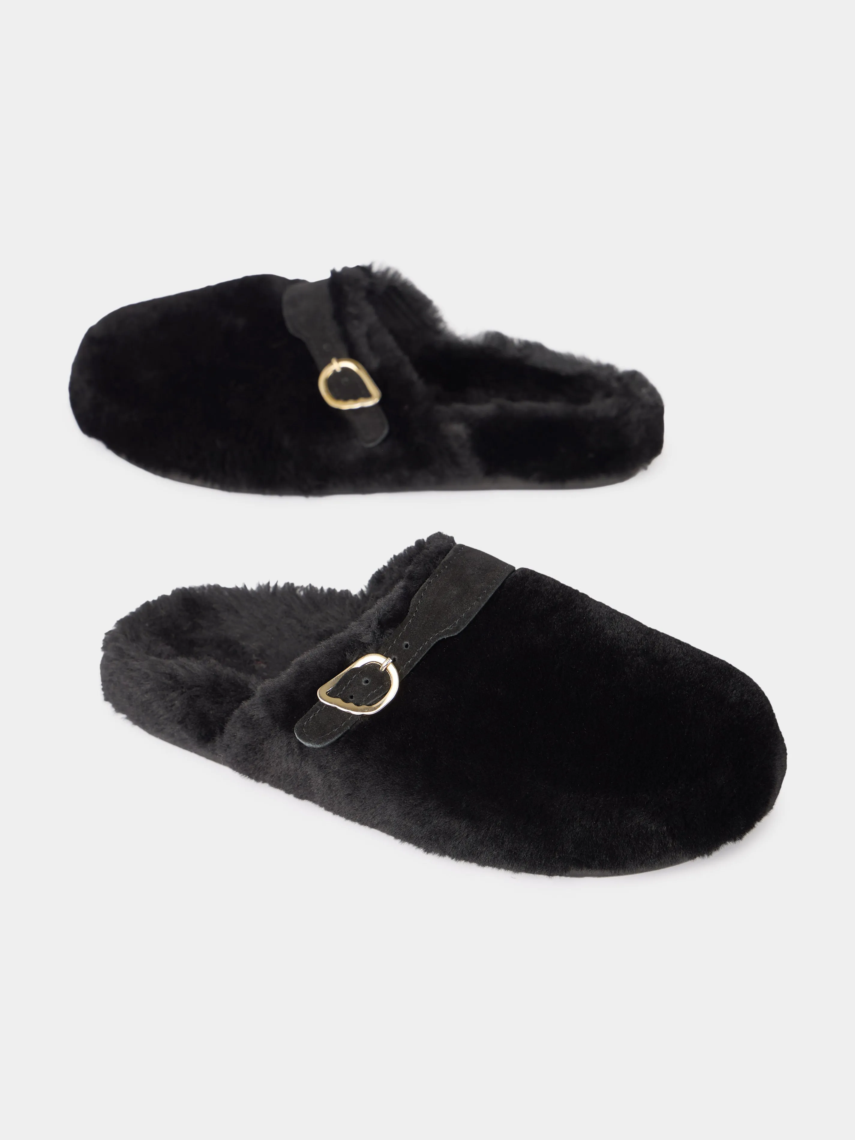 Vasilitsa Shearling Slippers