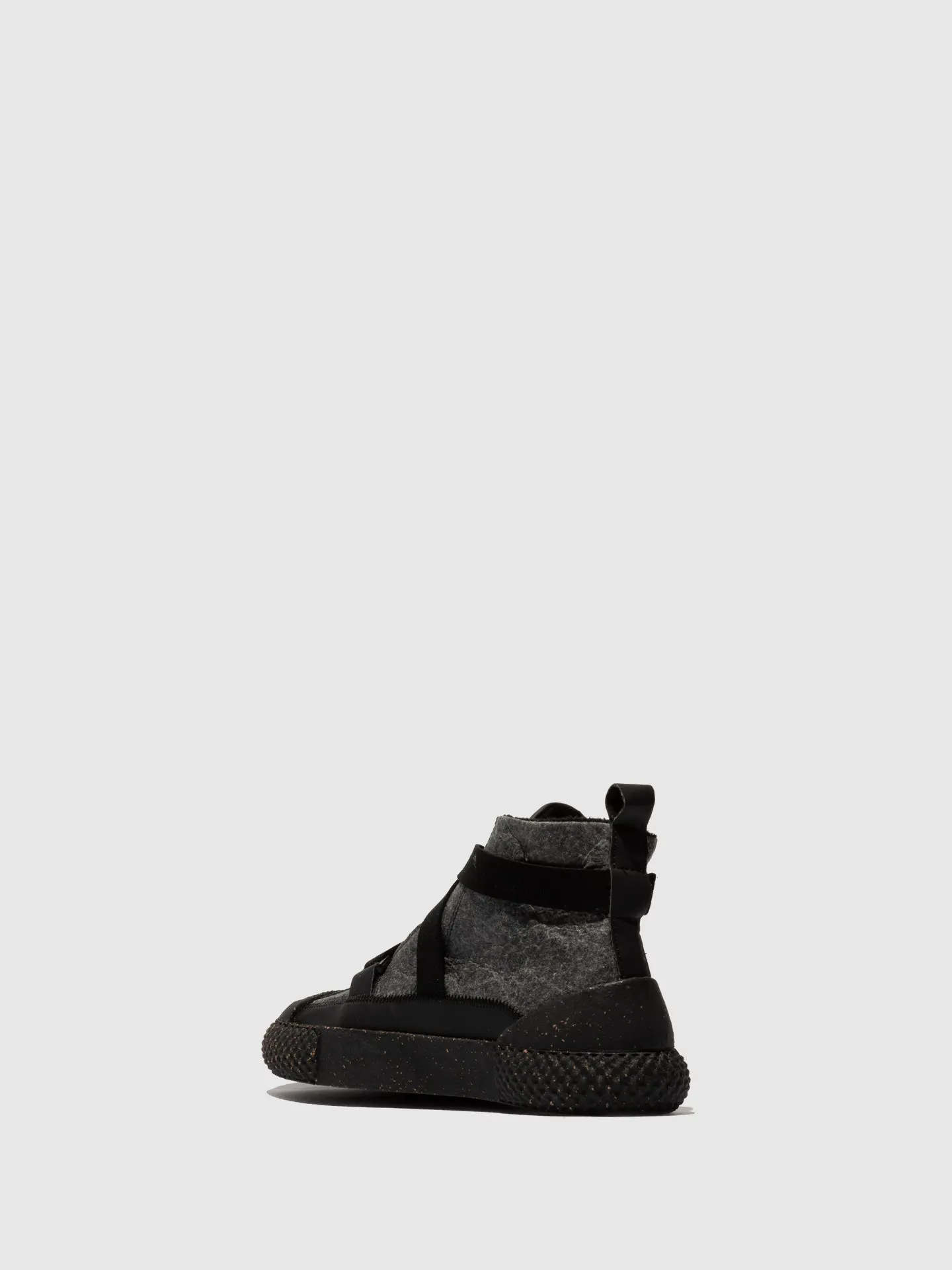 Velcro Trainers TALK BLACK