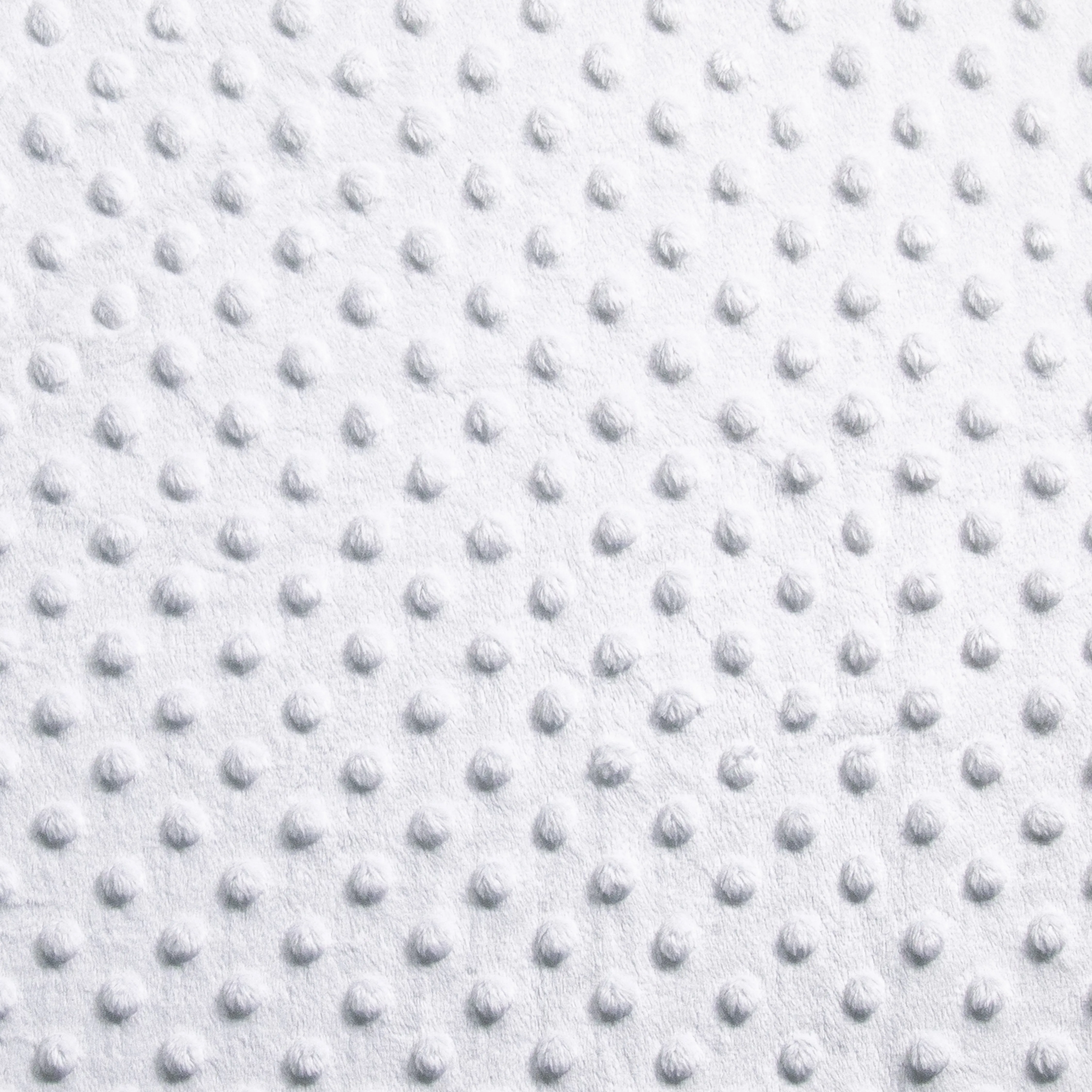 White Minky Fabric by the Yard | Oeko-TEX Certified Plush | 60" Wide for Baby Blankets & More