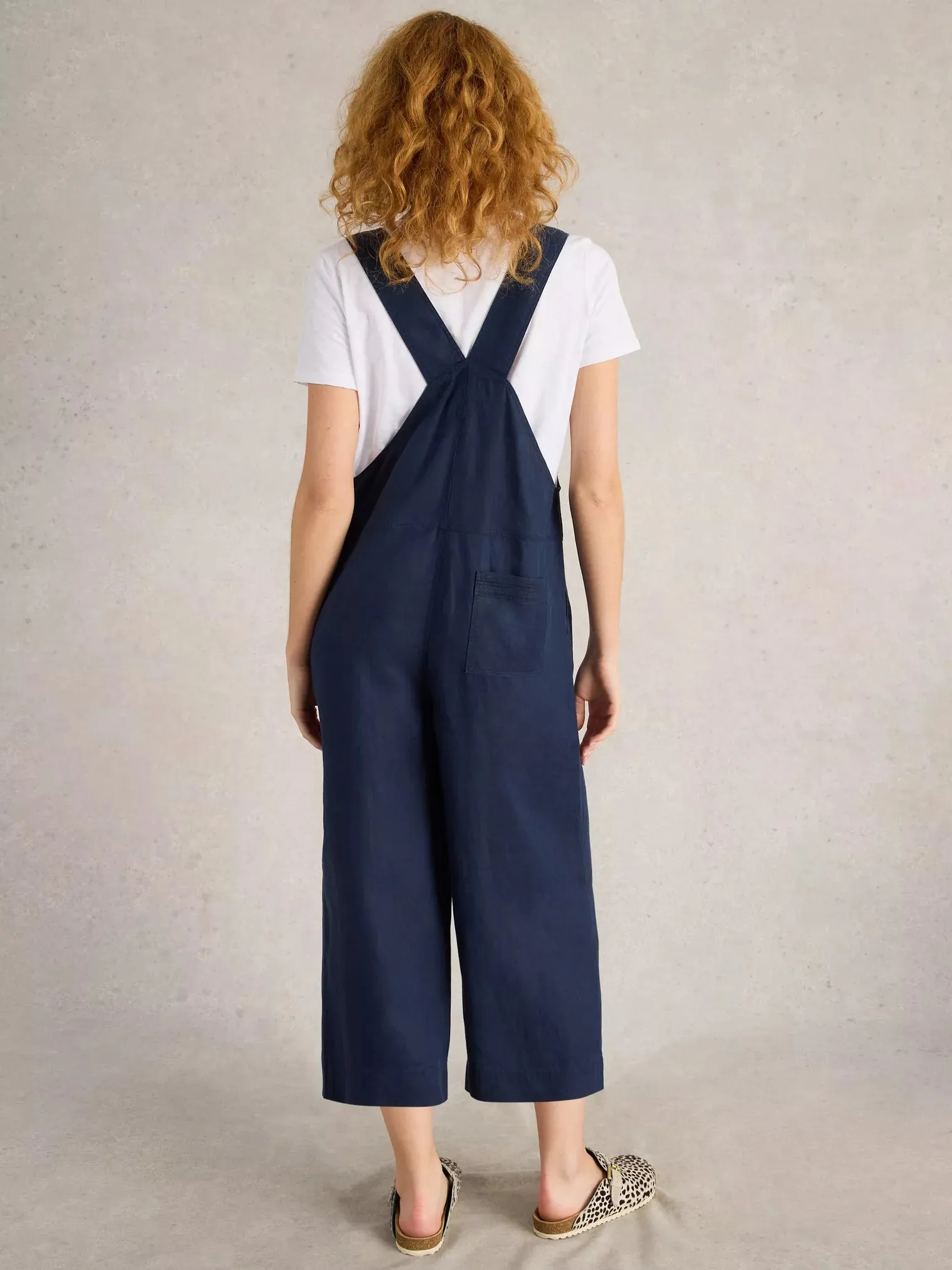 White Stuff Viola Linen Overalls