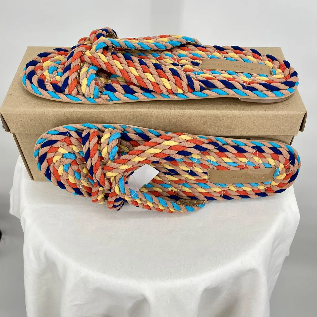 women Salt Umber New in Box Salt   Umber Sierra Rope Sandal in Rainbow Women's Size EU41/US10 Multi Shoes 41/10