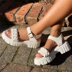 Women's Summer New Thick Sole Buckle Casual Beach Sandals